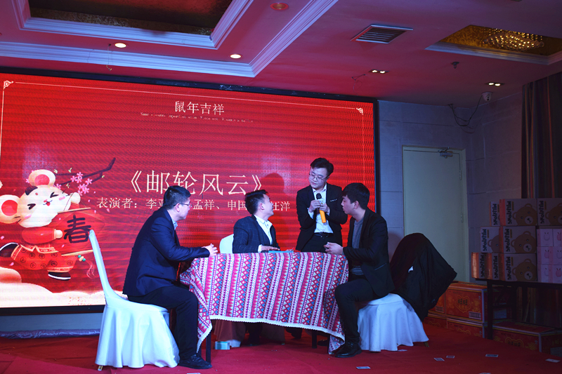 营销部小品《邮轮风云》,完全颠覆了日常形象